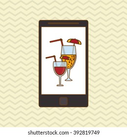Vacation icon design