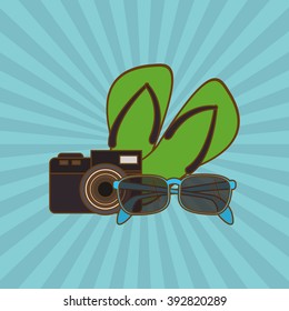 Vacation icon design