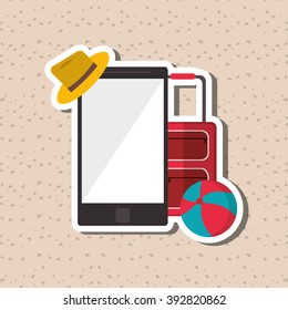 Vacation icon design