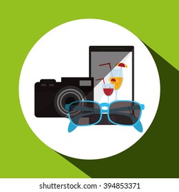 Vacation icon design