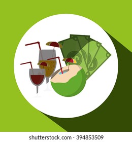 Vacation icon design