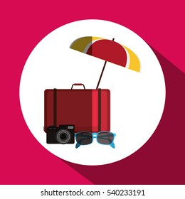 Vacation icon design