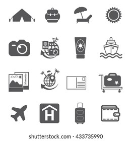 Vacation Icon Set