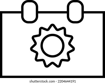 Vacation icon, symbol or logo