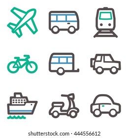 Vacation icon, transport vector web sign.  Trip mobile icon. Iinfographics symbols.