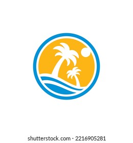 Vacation Logo can be use for icon, sign, logo and etc