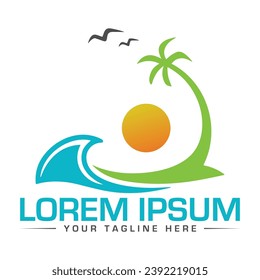 Diseño del logotipo de vacaciones Diseño del logotipo profesional