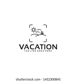 Vacation Logo Design Vector Design
