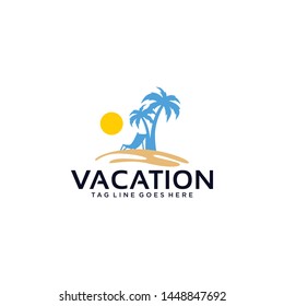 Vacation Logo Design Vector Travel Agency Stock Vector (Royalty Free ...