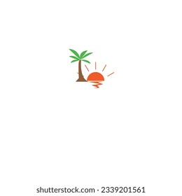 vacation logo or tour logo or clip art
