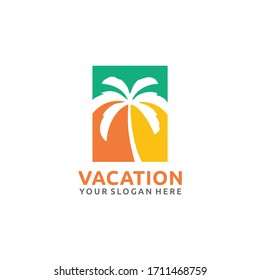 Vacation Logo Vector And Vintage