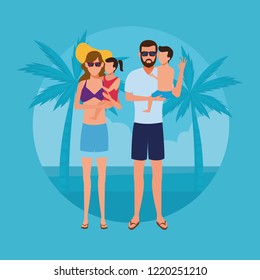 vacation on the beach
