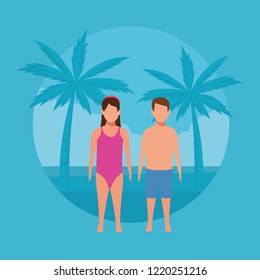 vacation on the beach