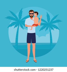 vacation on the beach