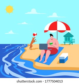 Vacaciones en la playa, Relájese en la playa 