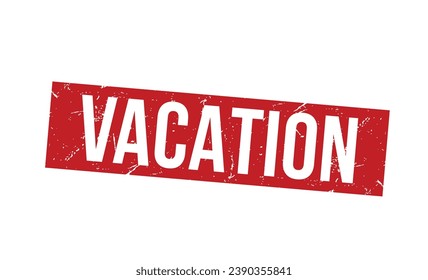 Diseño vectorial de Estampado de goma roja de vacaciones.