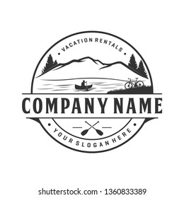 Vacation Rental Logo Design, Outdoor Logo And Landscape