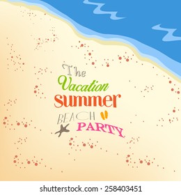 the vacation summer beach party