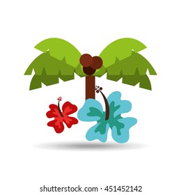 vacation surf beach recreation game isolated, vector illustration