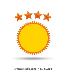 vacation surf beach recreation game isolated, vector illustration