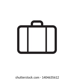 Vacation Travel Vacation concept equipment. Luggage icon.