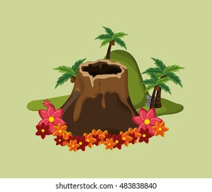 vacation travel icons image