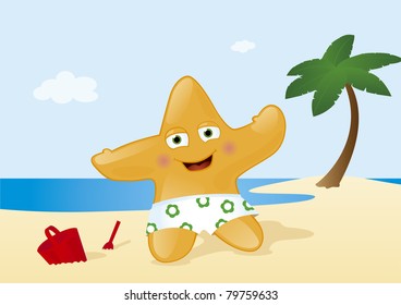 vacation at tropical summer beach