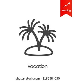 vacation vector icon