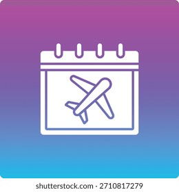 Icono de Vector de vacaciones. Se puede utilizar para aplicaciones de impresión, móviles y de Web.