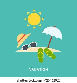 Vacation vector image