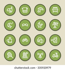 Web-Icons-Set für Ferien