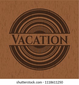 Vacation wood signboards