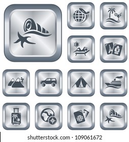 Vacations button set