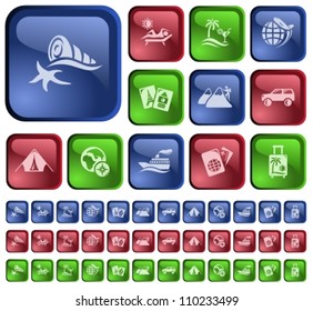 Vacations button set