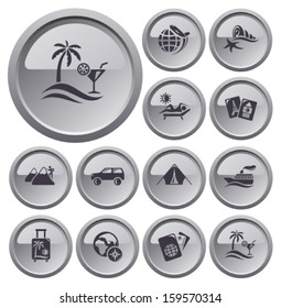 Vacations button set