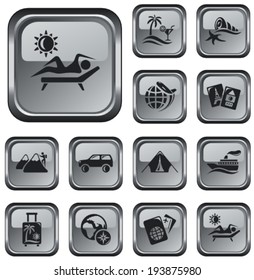Vacations button set