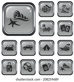 Vacations button set
