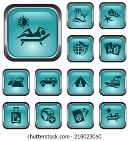 Vacations button set