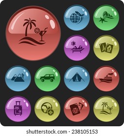 Vacations button set