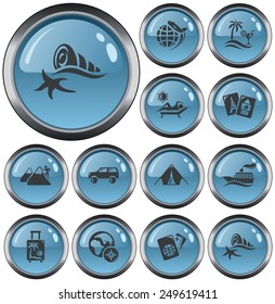 Vacations button set