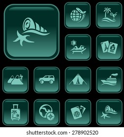 Vacations button set