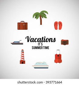 Vacations icon design