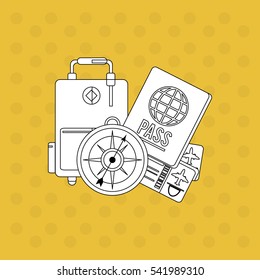 Vacations icon design