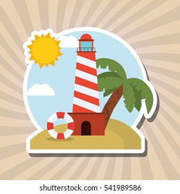 Vacations icon design
