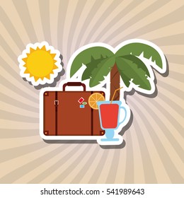Vacations icon design