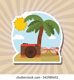 Vacations icon design