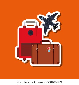 Vacations icon design, vector illustration
