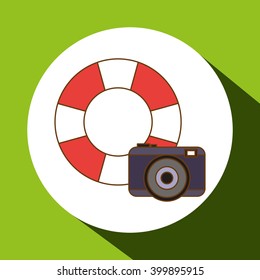 Vacations icon design, vector illustration
