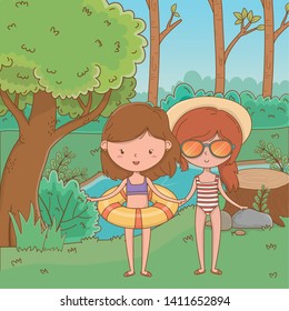 vacations and summer outdoor time