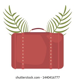 vacations tropical summer flat design